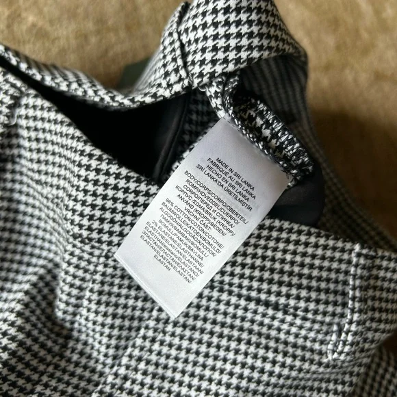 Lauren Ralph Lauren Stretch Knit Bermuda Shorts 10 black herringbone golf NWT - Picture 5 of 10